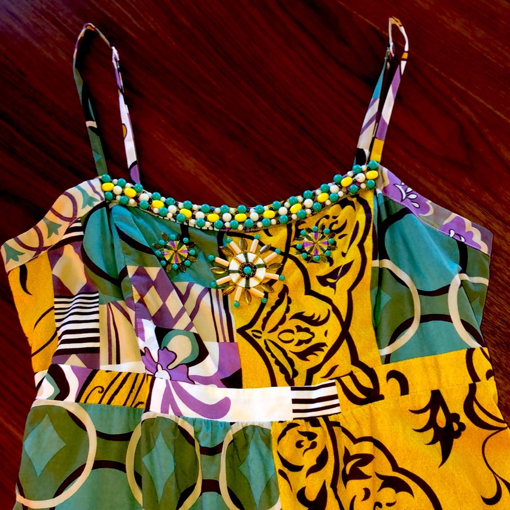CABI strappy sundress size 12 with pockets